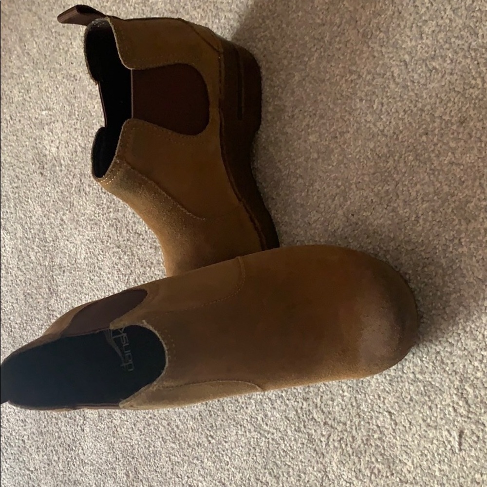 Dansko wedge leather boot
